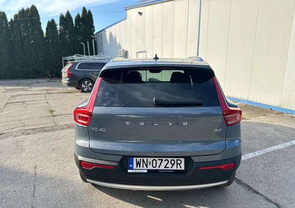 Volvo XC 40 cena 160000 przebieg: 26000, rok produkcji 2022 z Warszawa małe 407